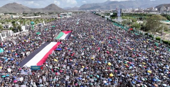 السيد القائد يدعو لمسيرات مليونية ولجنة الأقصى تحدد ساحات الاحتشاد