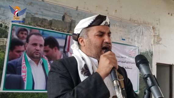 فعالية خطابية بحجة بالذكرى السنوية للشهيد الصماد