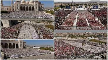 العاصمة صنعاء تحتضن مهرجان العرس الجماعي الأكبر لـ7200 عريس وعروس
