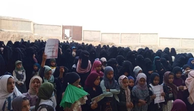 الهيئة النسائية في المفتاح بحجة تنظم وقفتين بذكرى مجزرة تنومة وتضامناً مع فلسطين