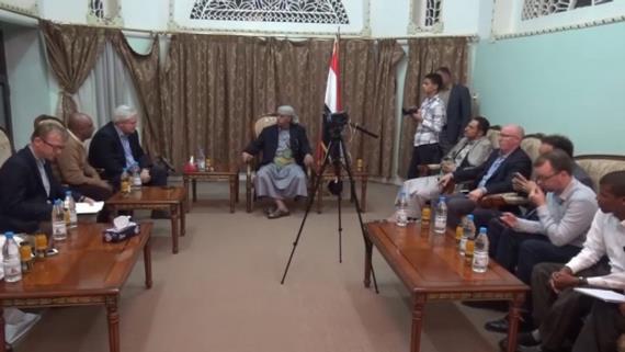 محافظ إب يلتقي بالأمين العام للأمم المتحدة للشؤون الإنسانية