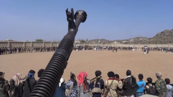 وقفة قبلية في مديرية القفر بمحافظة إب