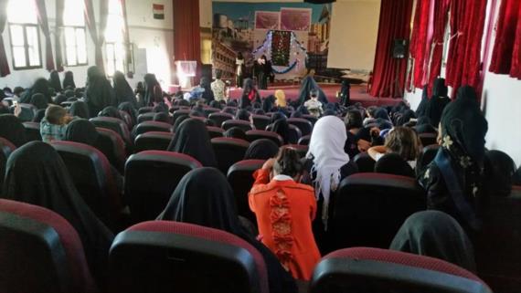 فعالية للهيئة النسائية بمدينة ذمار في ذكرى ميلاد فاطمة الزهراء