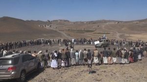ذمار : لقاء قبلي موسع لقبائل منطقة الأهجر تنديدا بالعدوان وإعلان النكف القبلي لمواجهته.