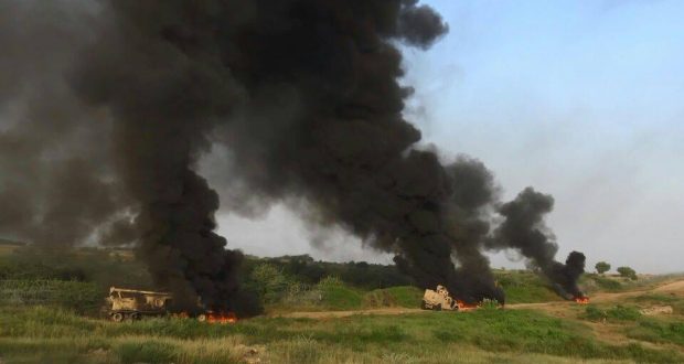 مصرع وإصابة 40 جنديا وضابطا سعوديا وتدمير 7 آليات في عملية اقتحام نوعية لخمسة مواقع في جيزان