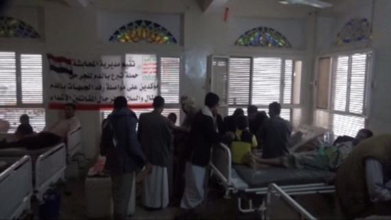 حجة : تدشين حملة تبرع بالدم لجرحى الجيش واللجان بمديرية المحابشة
