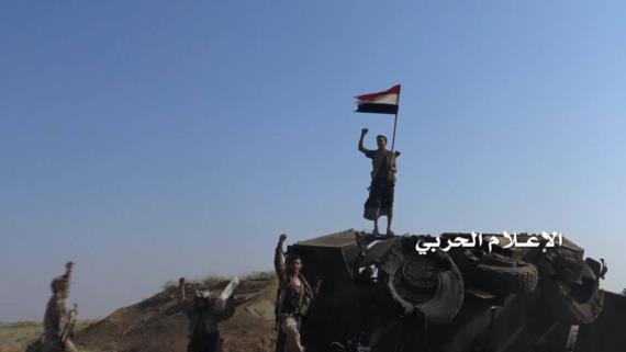 تدمير آلية عسكرية لمرتزقة الجيش السعودي ومصرع طاقمها بصحراء ميدي