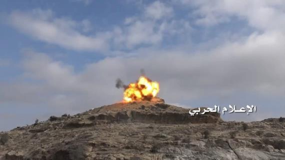 قصف تجمعات للجنود السعوديين في جيزان
