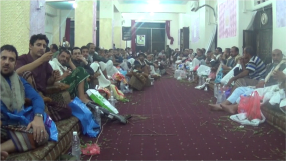 أمسية رمضانية بمدينة حجة واستقبال أسرى الجيش واللجان بالمحافظة