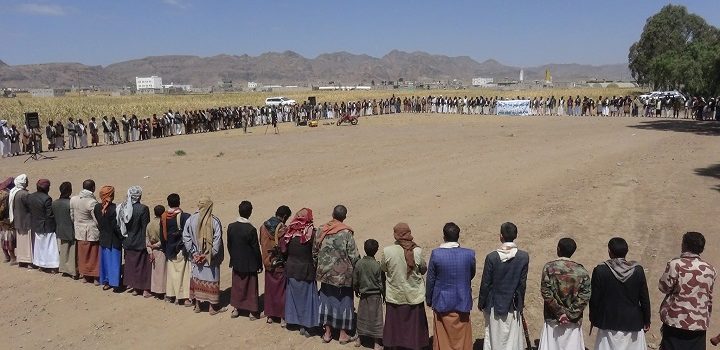 قبائل مديرية جهران بذمار تؤكد استعدادها لرفد الجبهات بالمقاتلين الأشداء