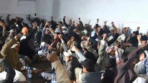 صنعاء : لقاءا موسعا لحكماء وعقلاء مديرية جحانه لمناقشة اخر المستجدات في الساحة الوطنيه