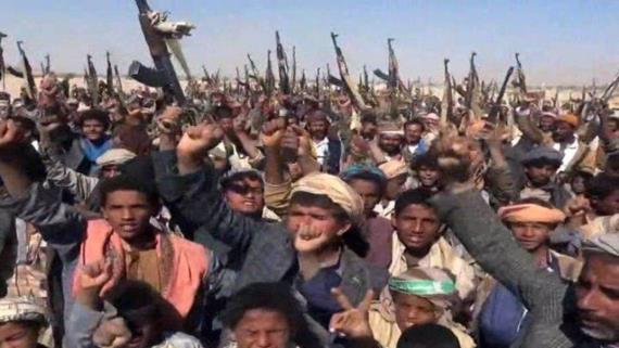 مظاهرة حاشدة في الجوف مباركة لوأد الفتنة وتأكيدا على الوقوف ضد العدوان