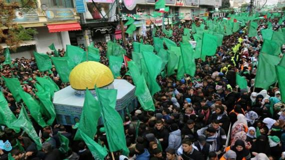 مهرجان جماهيري لحركة حماس في ذكرى انطلاقتها الـ 30