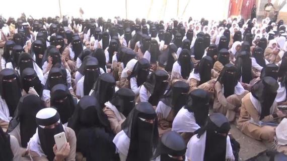 تعز: فعالية طلابية في مدرسة الخنساء بمديرية مقبنة