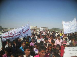 الحديدة: مسيرة حاشدة لقبائل الزعلية بمديرية اللحية بمناسبة ألف يوم من العدوان