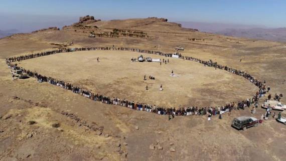 قافلة عينية ومالية للجبهات من قبائل الحيمة الداخلية