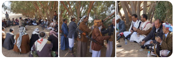 قيادة محافظة صعدة تلتقي مشائخ ووجهاء مديرية منبه 