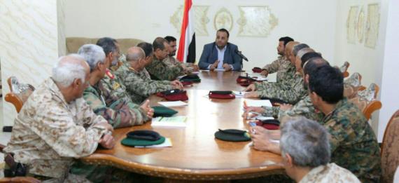 الرئيس الصماد يدشن التدريب العملياتي في المنطقة المركزية العسكرية