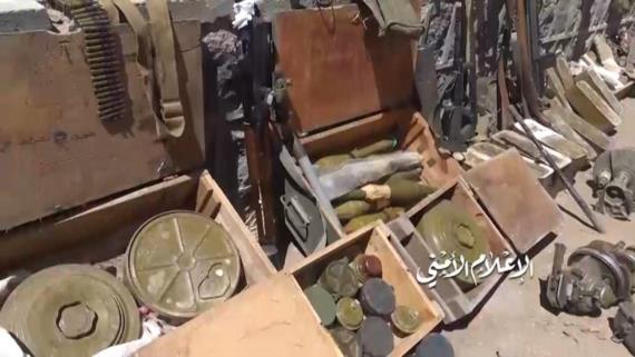 ضبط خلية تابعة لما يسمى تنظيم القاعدة وبحوزتها اسلحة متنوعة بمحافظة ذمار