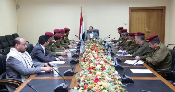 الرئيس الصماد يلتقي رئيس وأعضاء دائرة التعبئة العامة بوزارة الدفاع