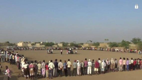 أبناء مديرية المغلاف بالحديدة يعلنون النفير العام في مواجهة العدوان