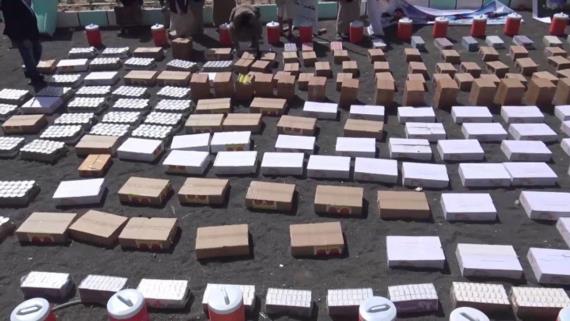 قافلة غذائية للجبهات من أسر شهداء بيت عبد القادر شرف الدين