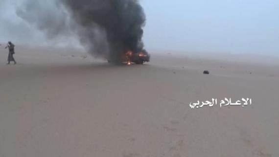 تدمير مدرعة تابعة للغزاة في جبهة الساحل الغربي