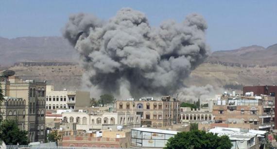 26 غارة لطيران العدوان على العاصمة صنعاء وثلاث محافظات