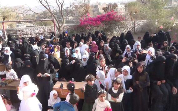 أمسية نسائية في مديرية حبيش بإب احياءا لسيرة الزهراء عليها السلام