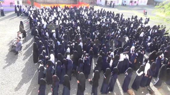 فعالية في مديرية الظهار بإب بذكرى ميلاد الزهراء عليها السلام