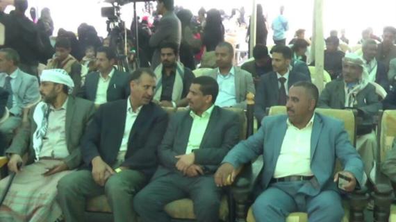 محافظة صنعاء تدشن عدد من الفعاليات والانشطة بمديرية سنحان تدشينا للعام الرابع من الصمود