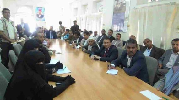 مناقشة ترتيبات مشاركة أبناء محافظة حجة في فعالية الذكرى الثالثة للصمود