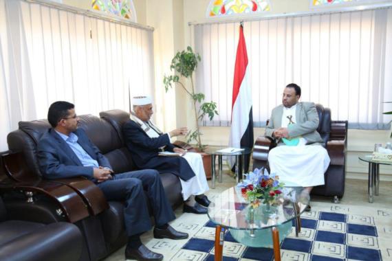 الرئيس الصماد يلتقي رئيس مجلس القضاء والنائب العام