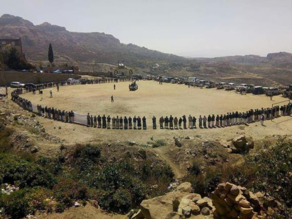لقاء قبلي وقافلة مساعدات كبری من قبائل الطويلة للمرابطين في الجبهات