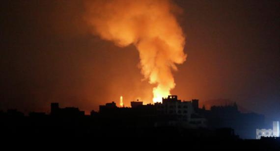 30 غارة لطيران العدوان على العاصمة صنعاء وعدد من المحافظات