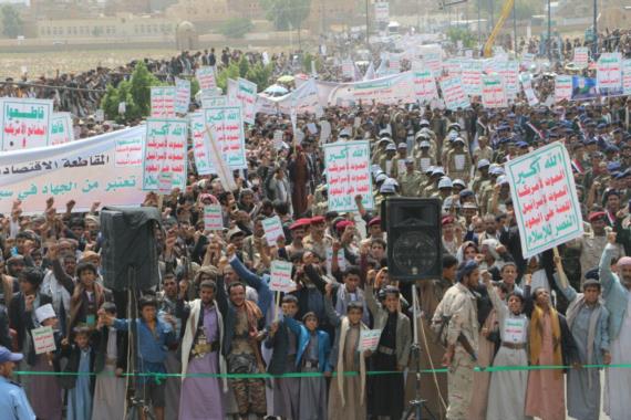 اللجنة المنظمة تدعو أبناء صعدة للخروج في تظاهرة ” تحرير الأرض صونا للعرض “