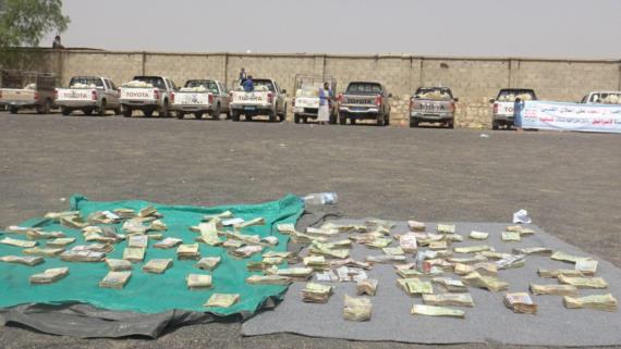 أبناء سحار بصعدة يقدمون قافلة بعنوان “يد تحمي ويد تبني” دعماً للمرابطين في الجبهات