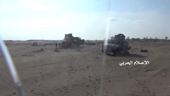 تدمير وإعطاب ثلاث آليات عسكرية للعدو بالساحل الغربي
