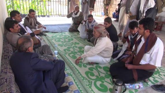 رئيس الثورية العليا يتقدم المعزين في وفاة نجل الشيخ حازب