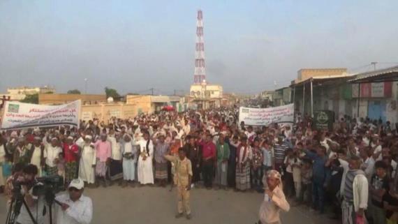 مسيرة حاشدة في الزيدية بالحديدة إحياءً للذكرى الثانية لمجزرة سجن الزيدية (صور)