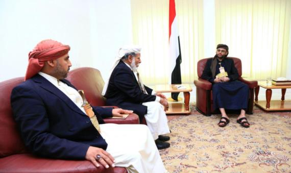 رئيس المجلس السياسي الأعلى يلتقي الشيخ صالح القفري