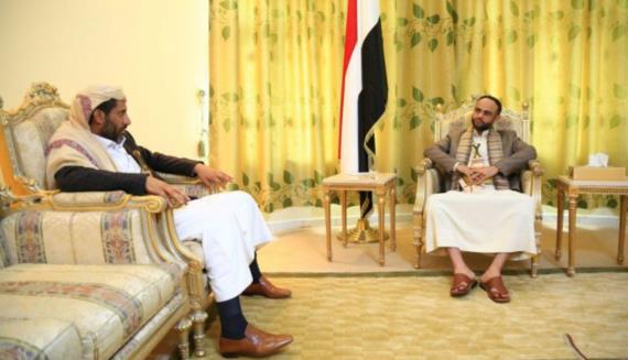 رئيس المجلس السياسي الأعلى يلتقي الشيخ محمد علي الغادر