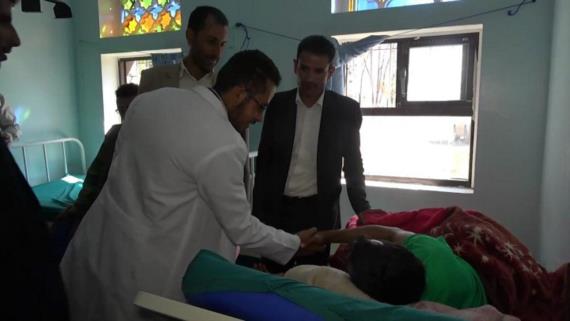 زيارة لمنتسبي مركز تدريب وتأهيل الشباب بذمار لجرحى الجيش واللجان