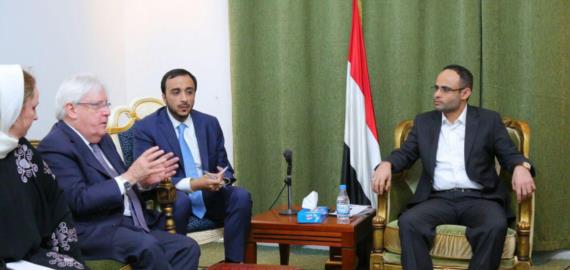 الرئيس المشاط يستقبل المبعوث الخاص للأمين العام للأمم المتحدة.