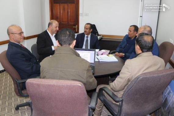 اجتماع برئاسة النعيمي ومدير مكتب الرئاسة يناقش خطة الاحتياج للعام 2019م