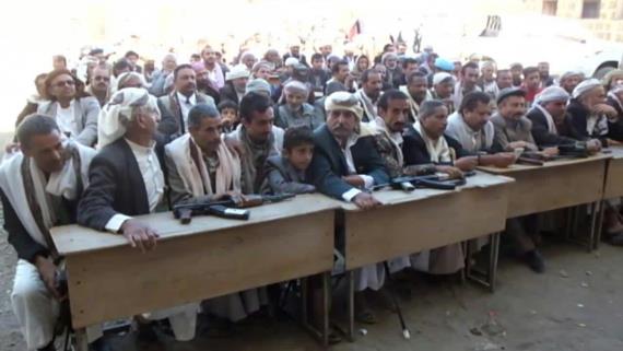 لقاءان موسعان بريمة لمناقشة جهود الحشد والتعبئة لمواجهة العدوان