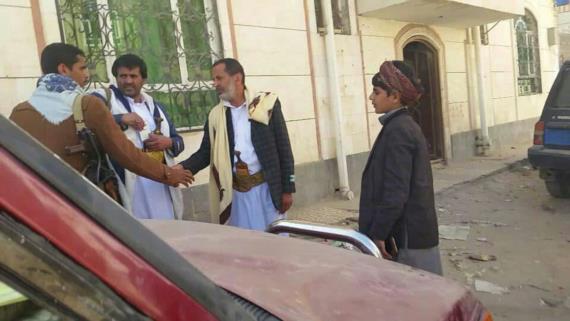 زيارات ميدانية لأسر الشهداء بمديرية صرواح بمأرب