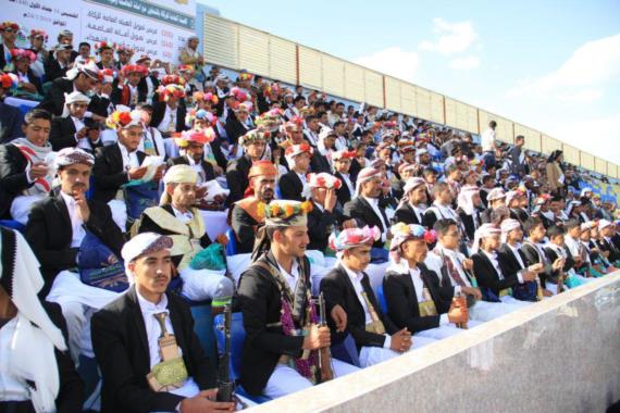 بالصور..عرس جماعي لـ209 من أبناء الشهداء بأمانة العاصمة ومحافظة صنعاء