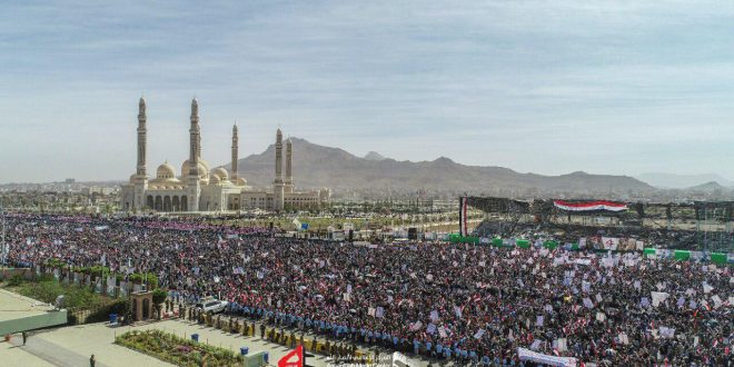 اهتمام واسع للاعلام الخارجي بحشود يوم الصمود الوطني في اليمن