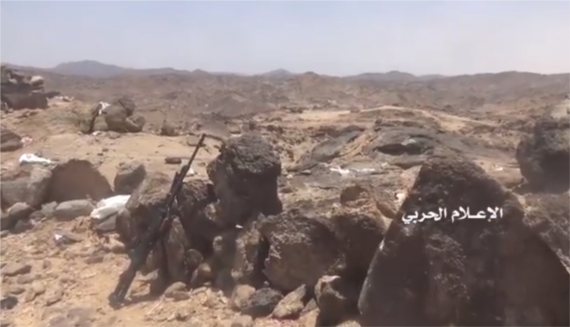 تطهير عدد من المواقع العسكرية في جبهة أسطر بالجوف
